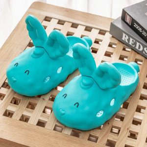 Cartoon Bunny Ears Casual Slippers - Modakawa Modakawa