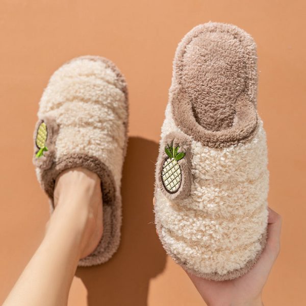 Pineapple Plush Slippers - Modakawa Modakawa