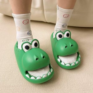 Cartoon Dinosaur Casual Slippers - Modakawa Modakawa