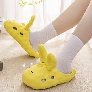 Cartoon Bunny Ears Casual Slippers - Modakawa Modakawa