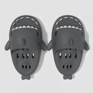 Cartoon Shark Hollow Out Casual Slippers - Modakawa Modakawa