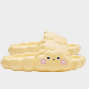 Cute Clouds Paw Print Casual Slippers - Modakawa Modakawa