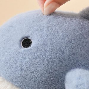 Girlfriend Boyfriend Cartoon Whale Plush Slippers - Modakawa modakawa