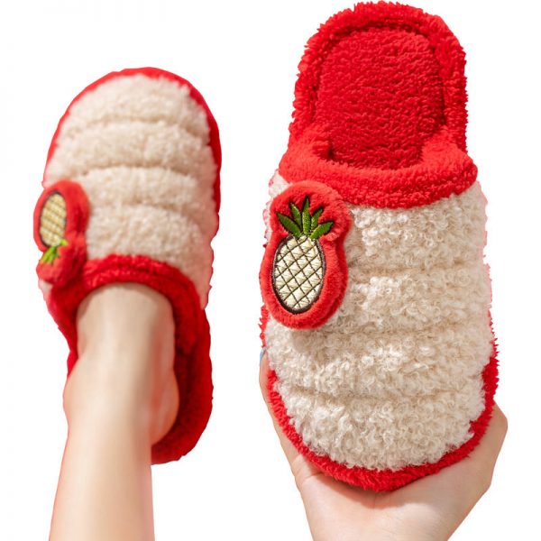 Pineapple Plush Slippers - Modakawa Modakawa