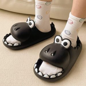 Cartoon Dinosaur Casual Slippers - Modakawa Modakawa