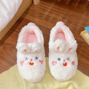 Lovely Cartoon Animals Plush Slippers - Modakawa Modakawa